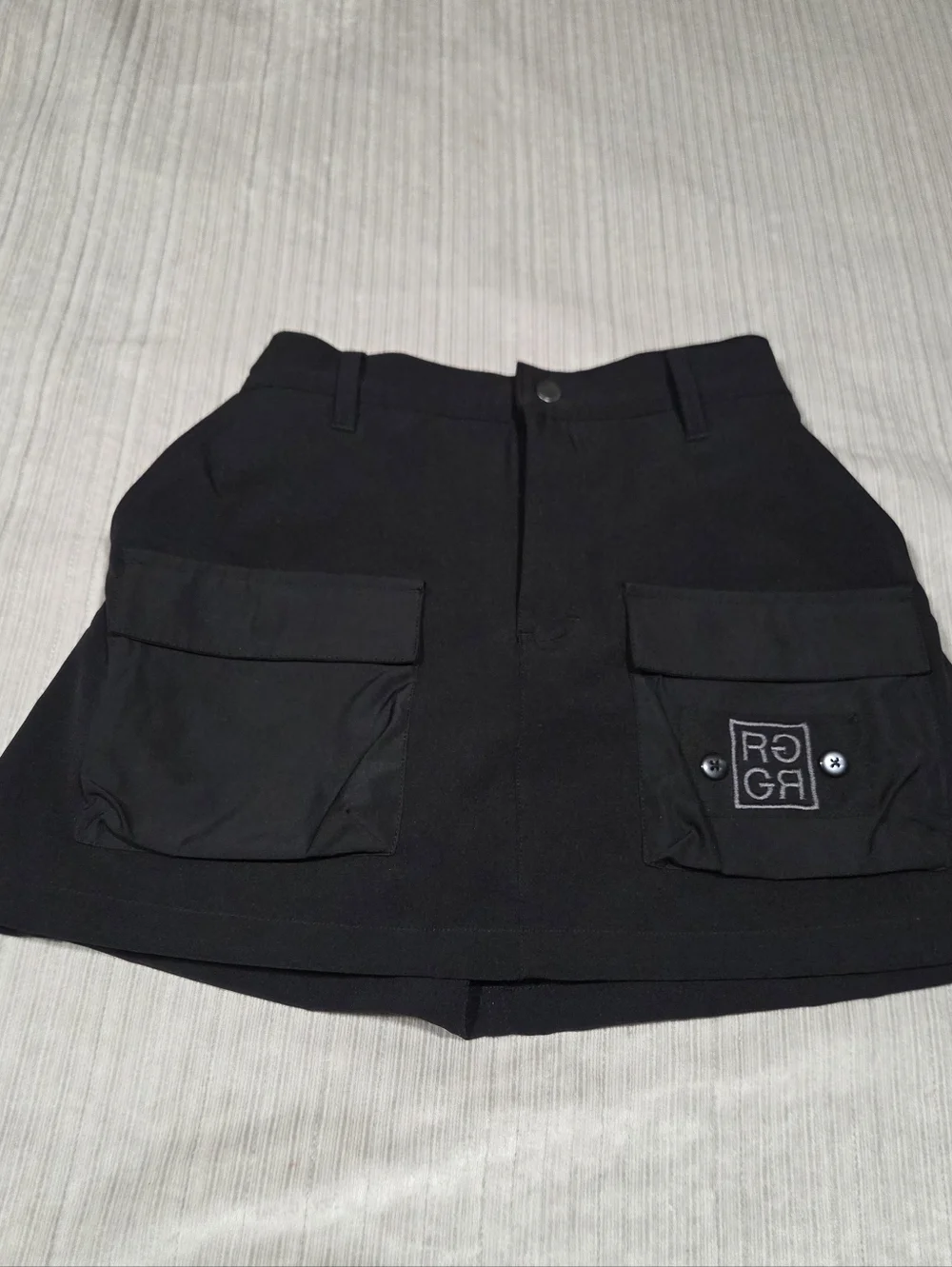 RUFFLOG Hyper Stretch Golf Skirt in Black